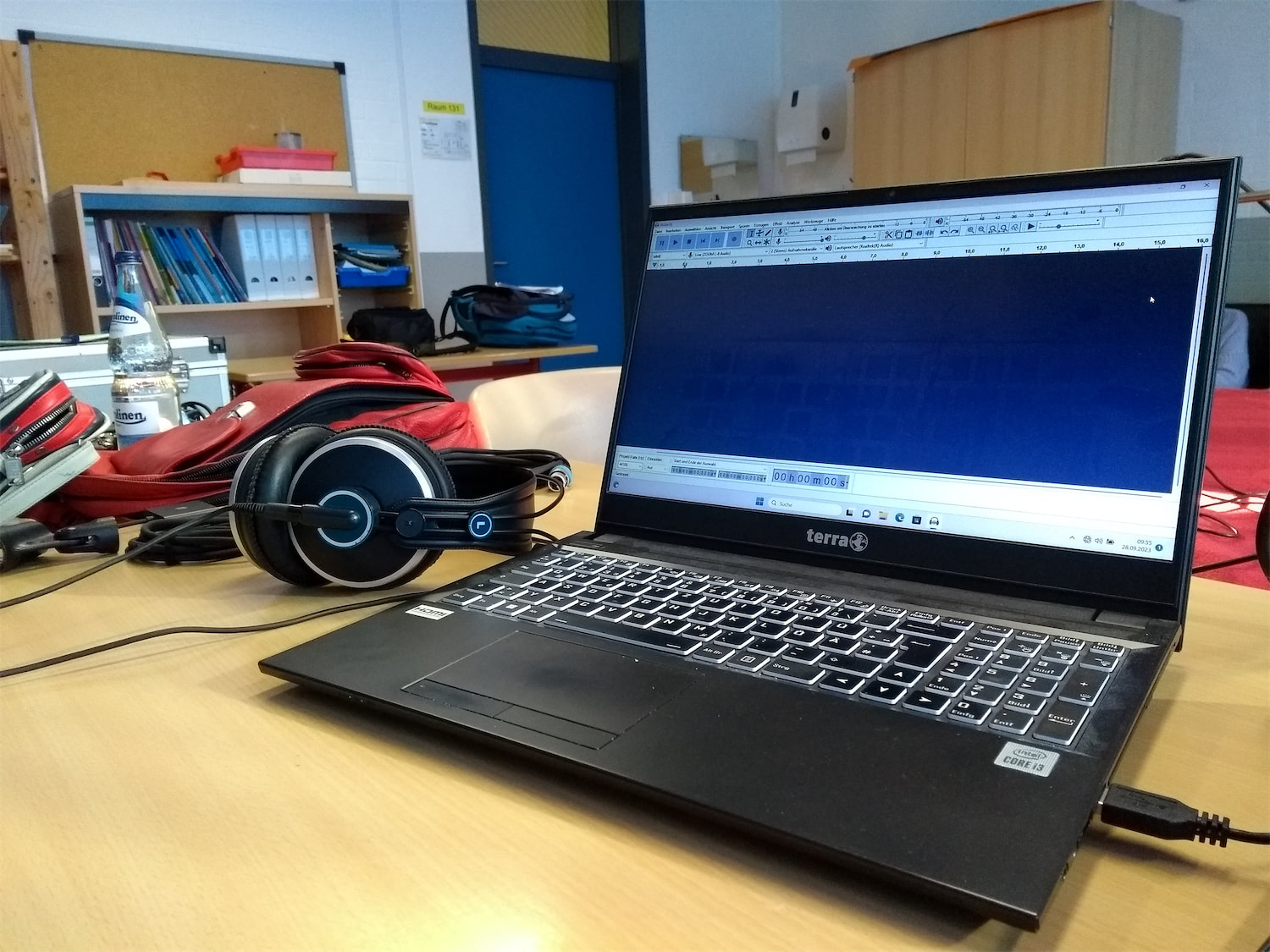 Laptop in der Schule